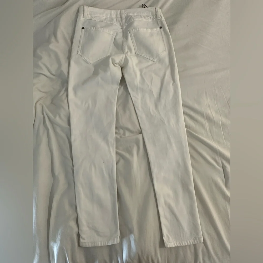 Brunello Cucinelli Low-Rise White Denim Skinny Jeans size 2 US 38 IT - Picture 2 of 6